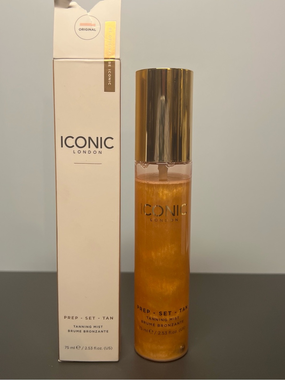 ICONIC London Prep-Set-Tan Shimmering Tanning Mist - NEW